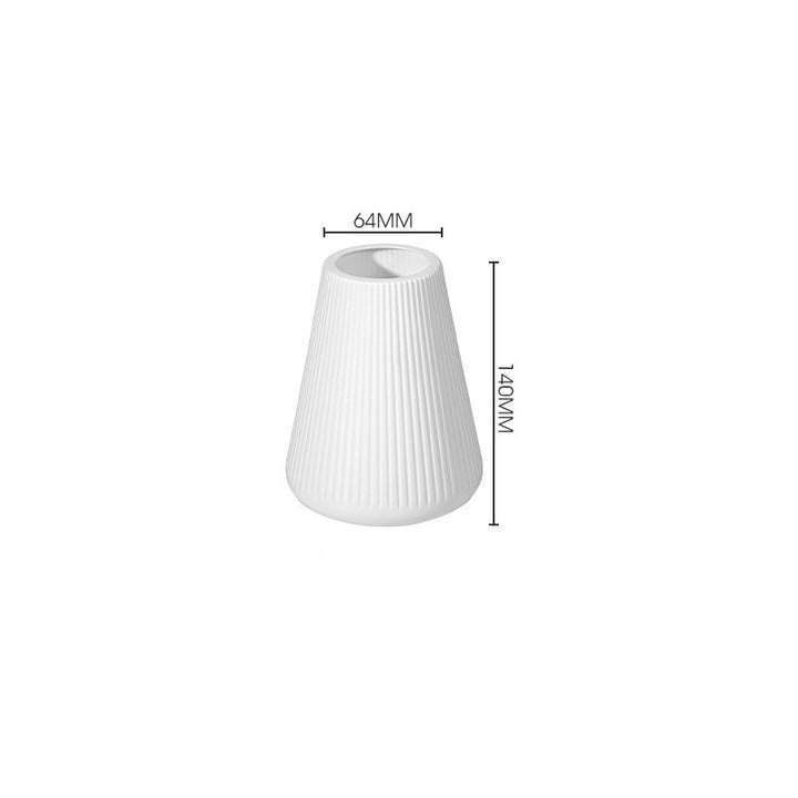Solid-color vase