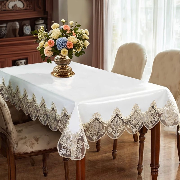 New waterproof, oil-resistant, and heat-resistant leather tablecloth