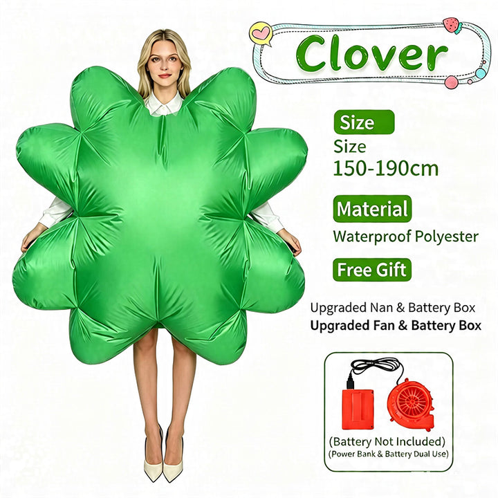 Fun inflatable costumes suitable for holiday parties and stage performances