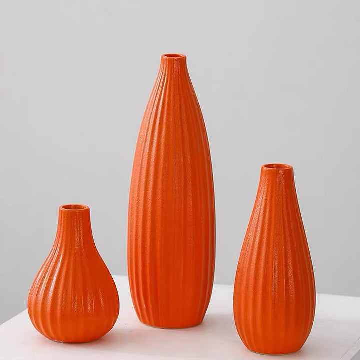 Best-selling minimalist 3-piece ceramic vase set (multi-color)