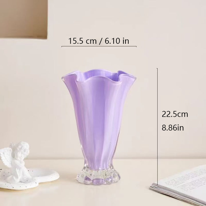 French-style affordable luxury petal vase