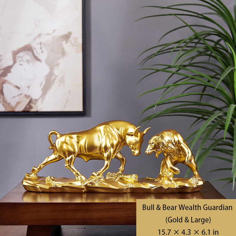 Bull & Bear Wealth Guardian – Attract Wealth & Trading Luck
