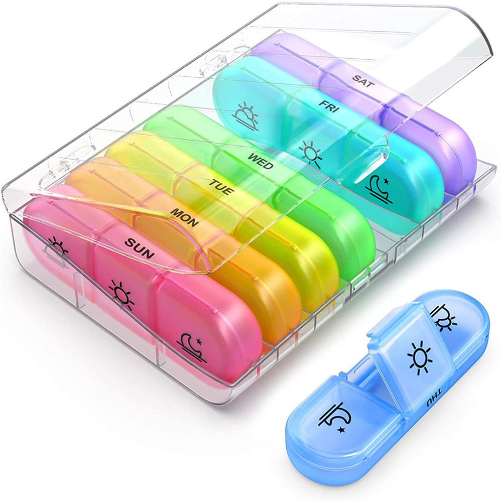 Waterproof portable pill case