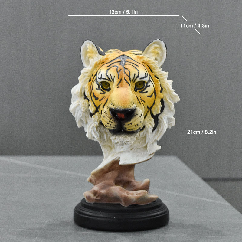 Majestic Golden Tiger Sculpture – Symbol of Power, Courage & Strength