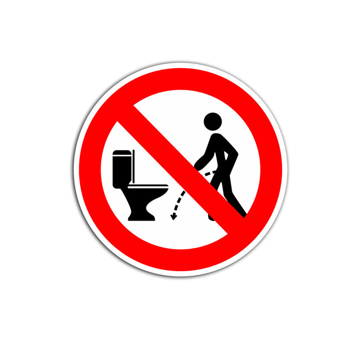 Humorous warning stickers