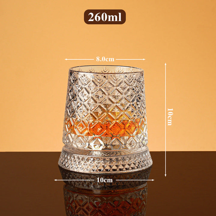 Creative and Stylish Rotating Whiskey Glass