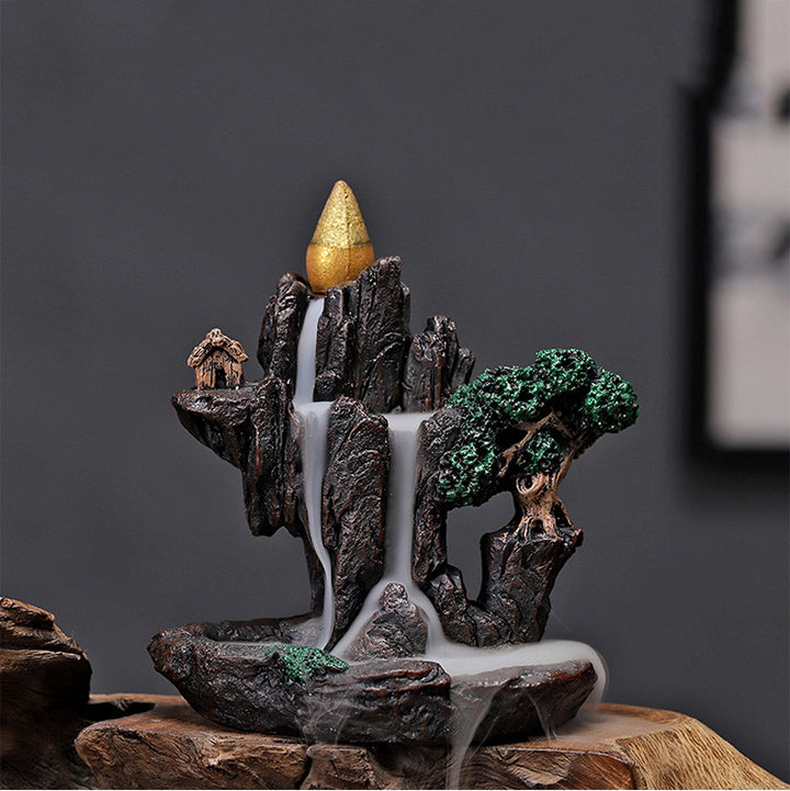Creative Resin Backflow Incense Burner Ornament