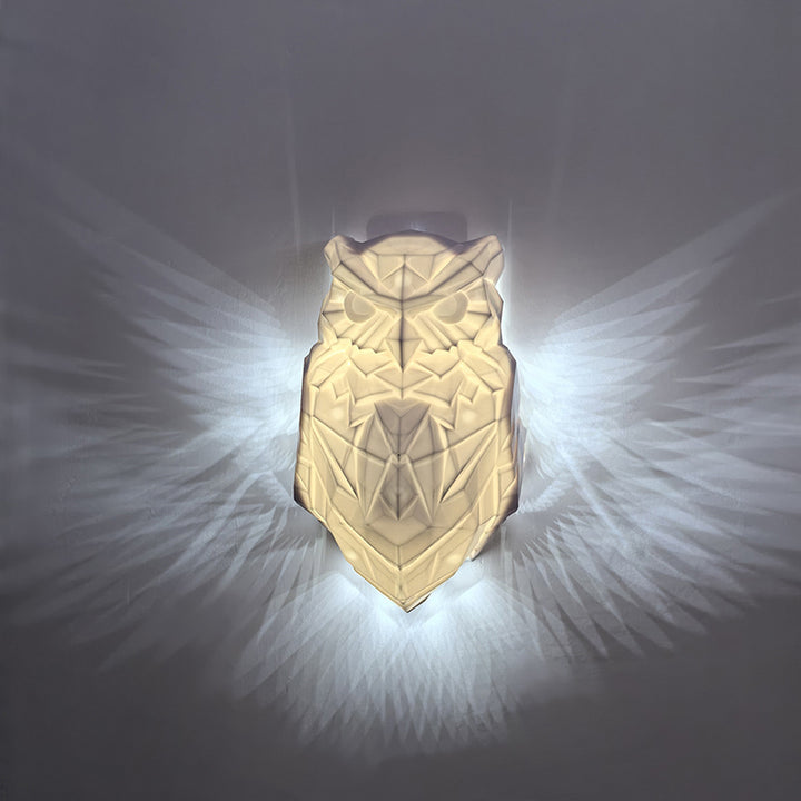 Creative Owl Night Light Wall Decor