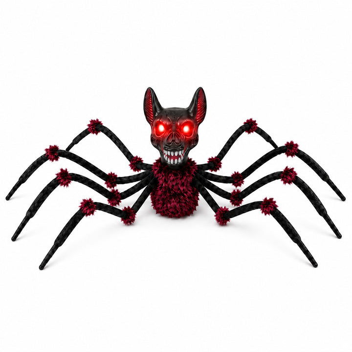 New Animated Halloween Spider with Human Head Toy
