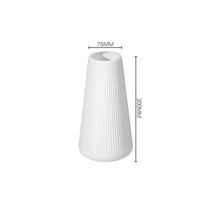 Solid-color vase