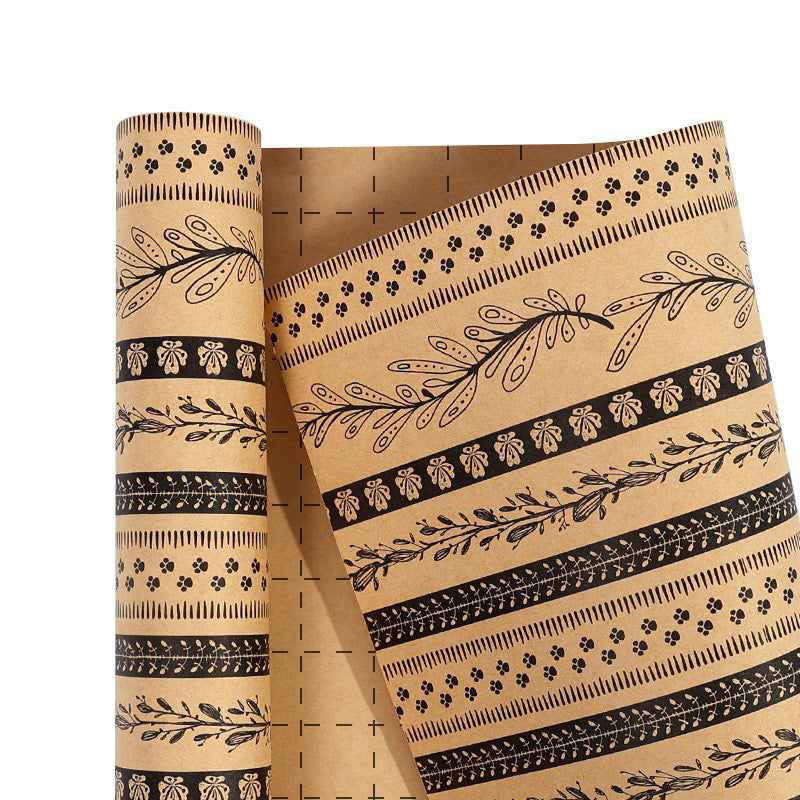 Minimalist and versatile gift wrapping paper