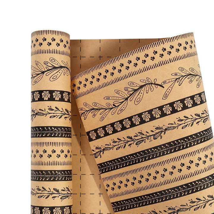 Minimalist and versatile gift wrapping paper