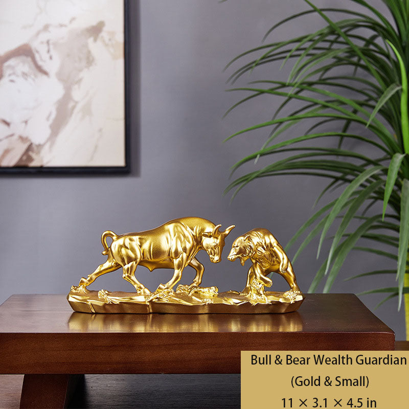 Bull & Bear Wealth Guardian – Attract Wealth & Trading Luck