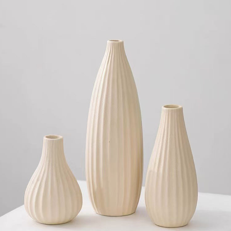 Best-selling minimalist 3-piece ceramic vase set (multi-color)