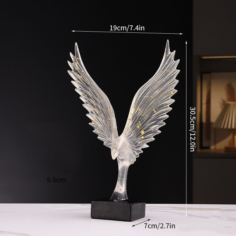 Exquisite Semi-Transparent Gold Leaf Home Decor Ornament