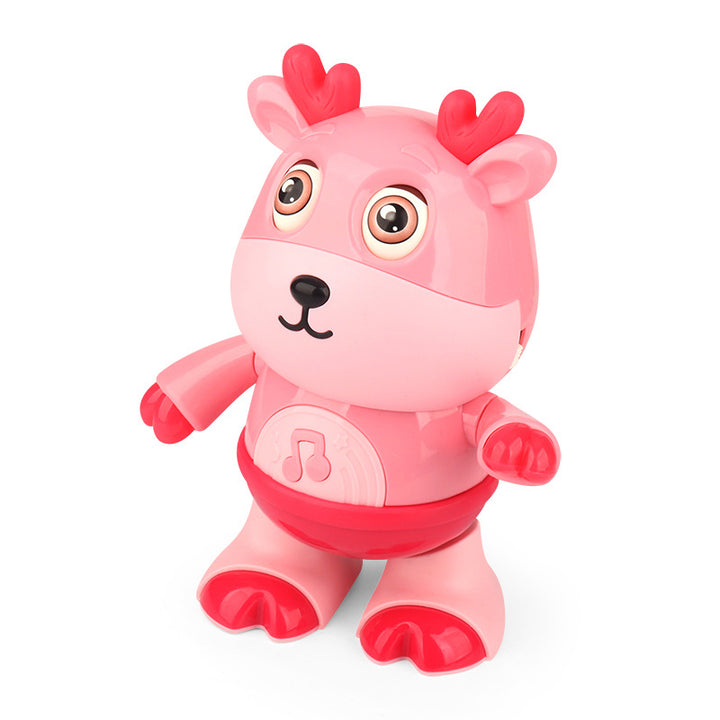 Cute electric dancing calf robot toy