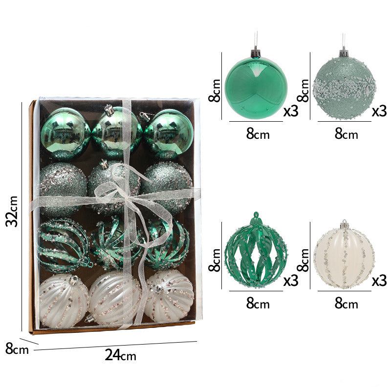 Best-selling premium 8cm Christmas ornament ball set
