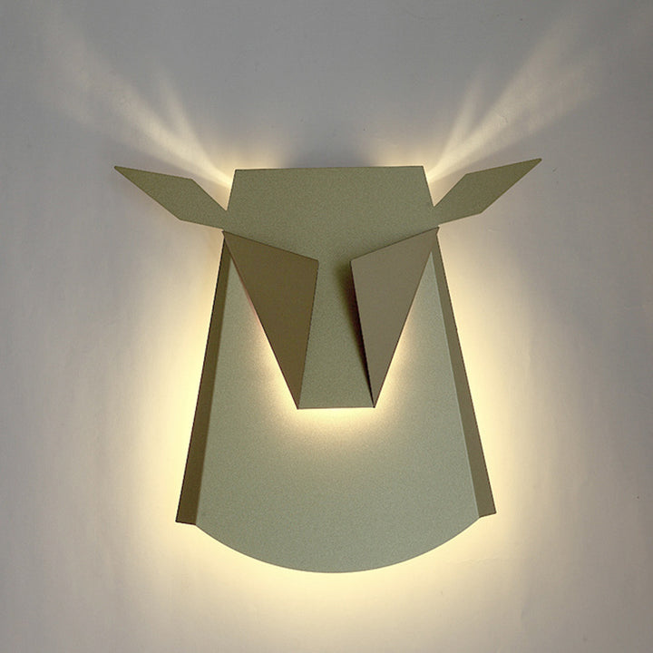 Decorative LED Bull-Head Wall Lamp