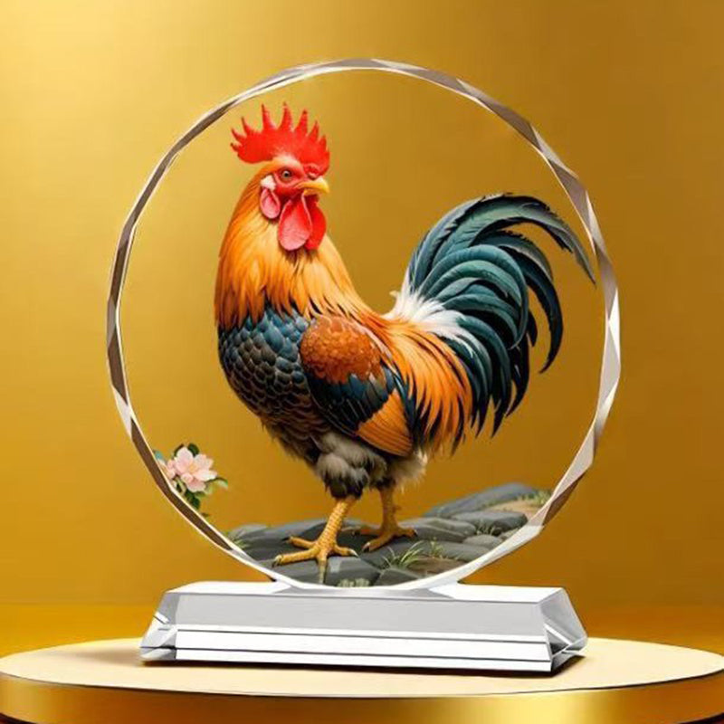 High-End Crystal Bird Ornament