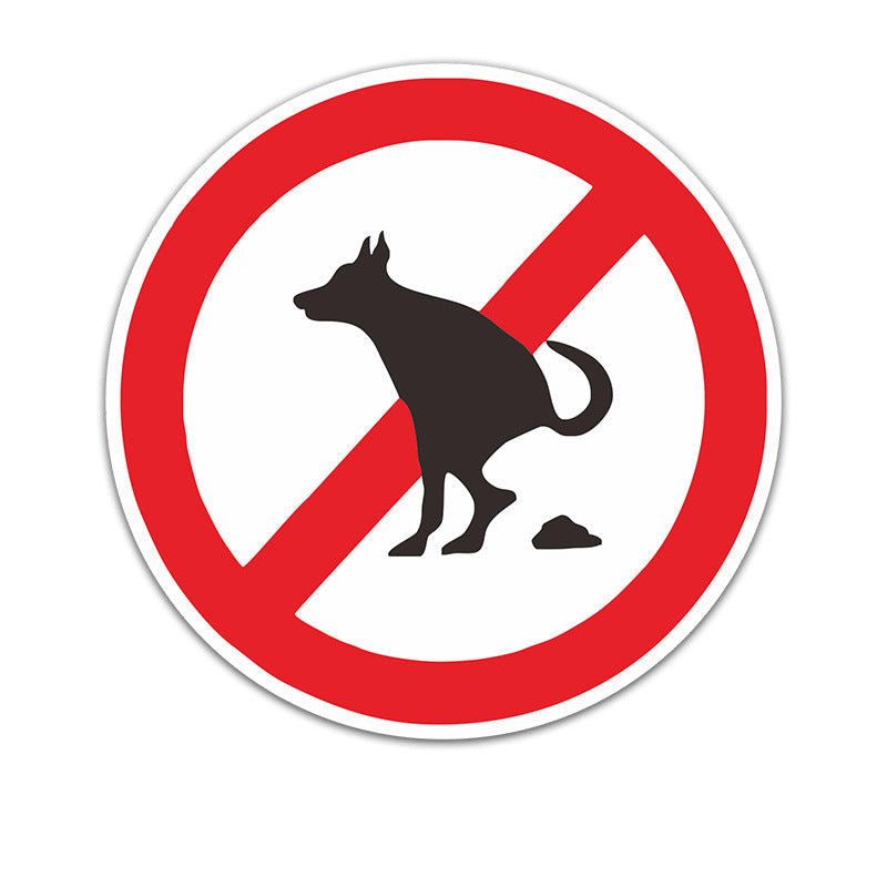 Humorous warning stickers