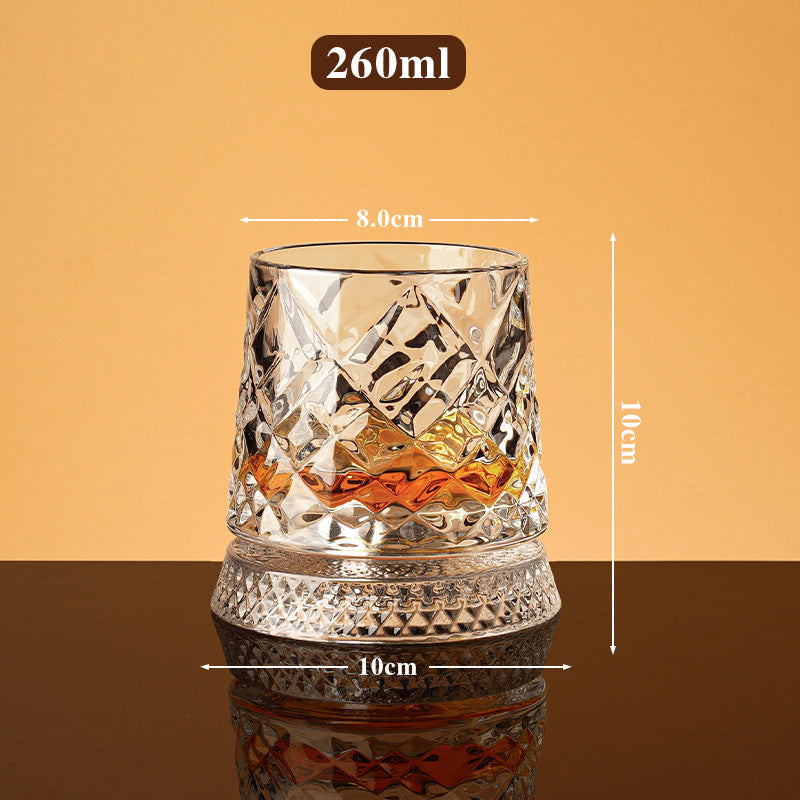 Creative and Stylish Rotating Whiskey Glass