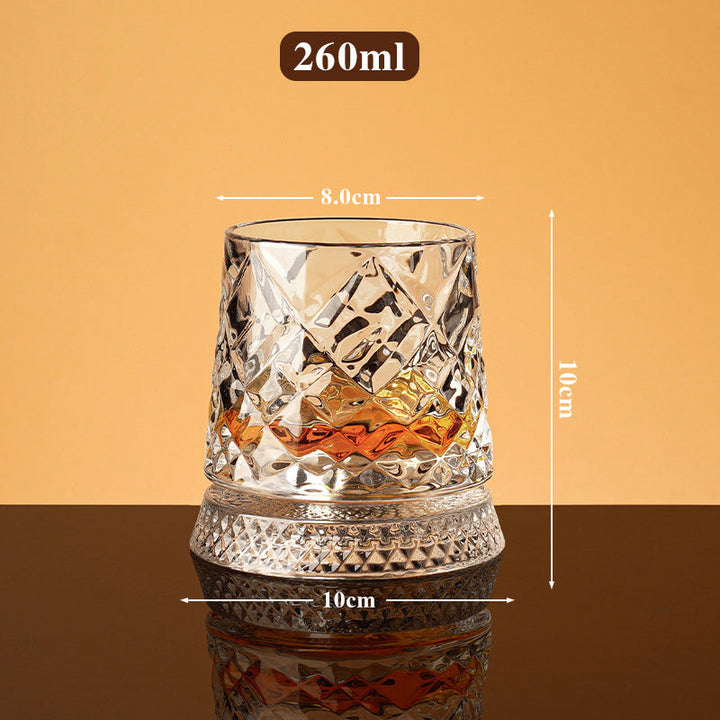 Creative and Stylish Rotating Whiskey Glass