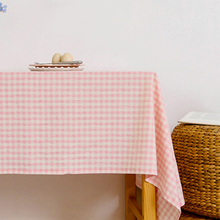 Minimalist Plaid Tablecloth