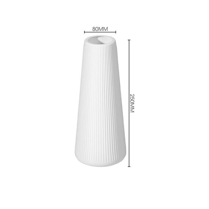 Solid-color vase