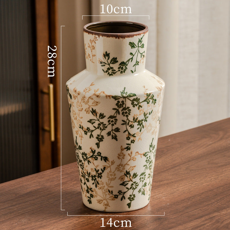 High-end blue and white porcelain vase