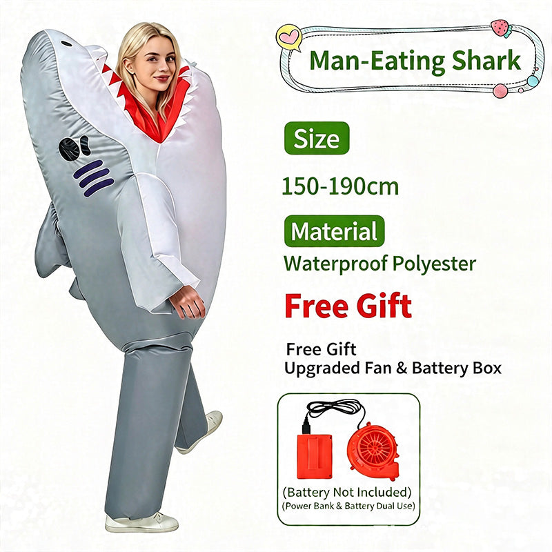 Fun inflatable costumes suitable for holiday parties and stage performances