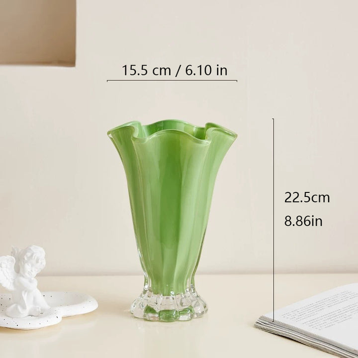 French-style affordable luxury petal vase
