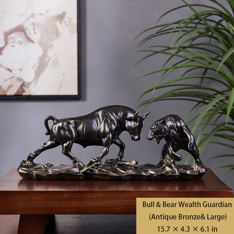 Bull & Bear Wealth Guardian – Attract Wealth & Trading Luck