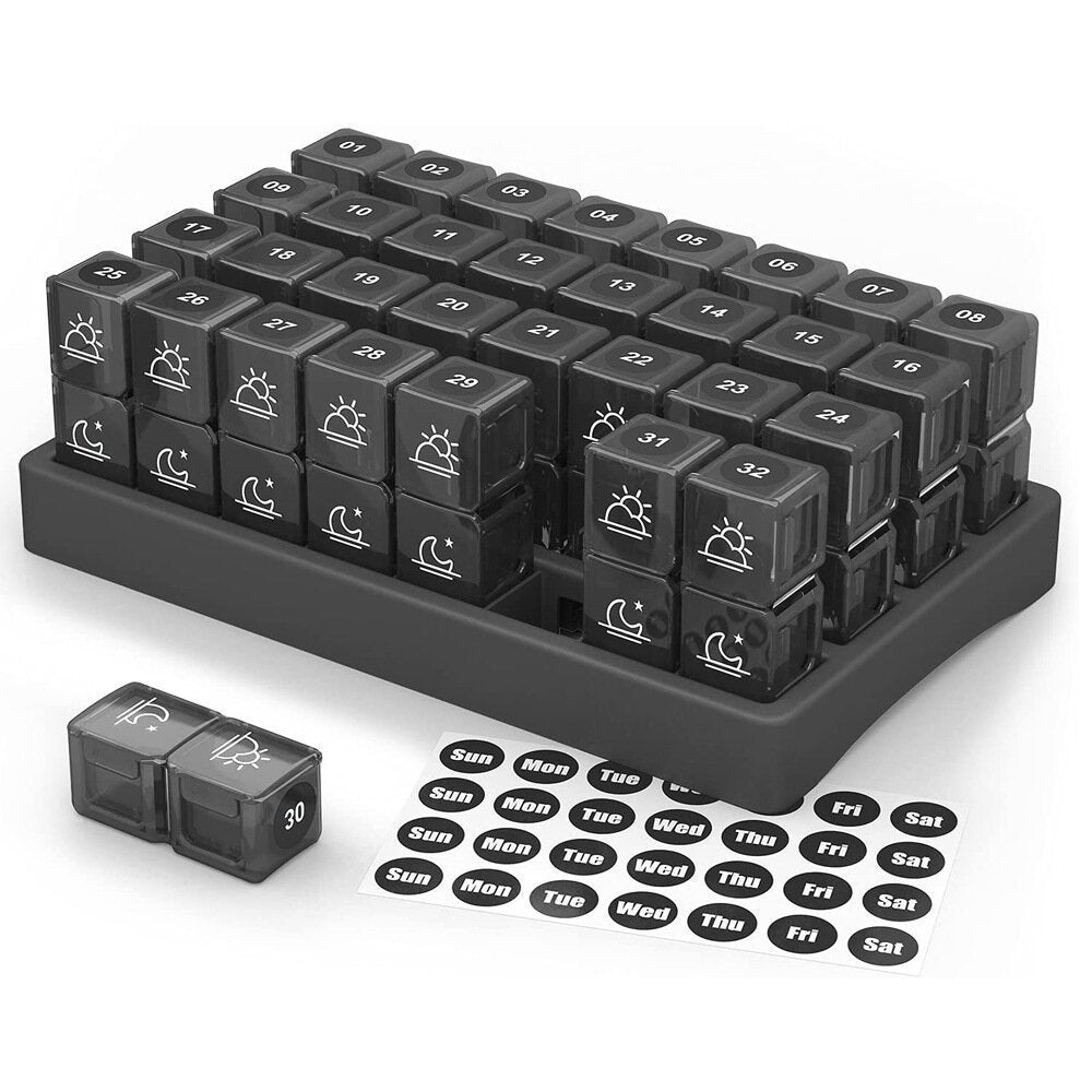 Waterproof portable pill case