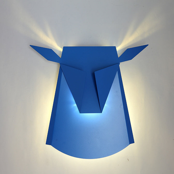 Decorative LED Bull-Head Wall Lamp