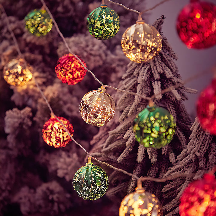 LED Electroplated Hanging Christmas Decorative Light