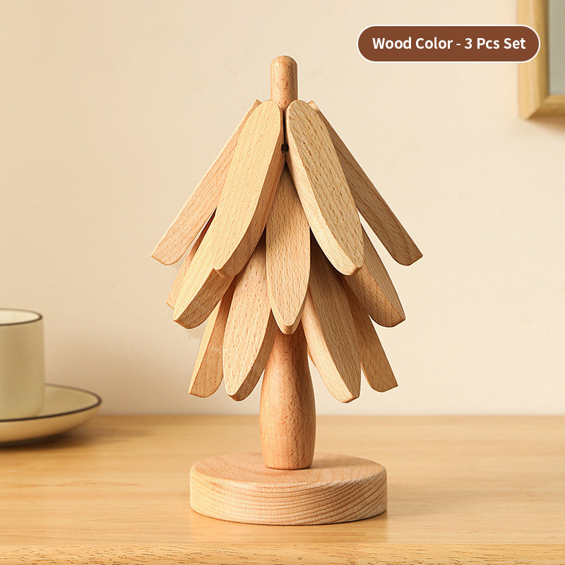 Premium Heat-Resistant Solid Wood Trivet