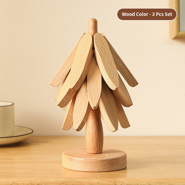 Premium Heat-Resistant Solid Wood Trivet