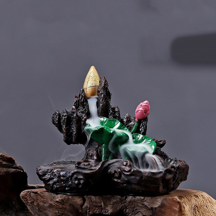 Creative Resin Backflow Incense Burner Ornament