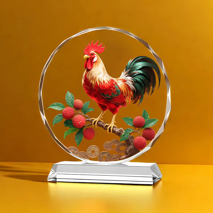 High-End Crystal Bird Ornament