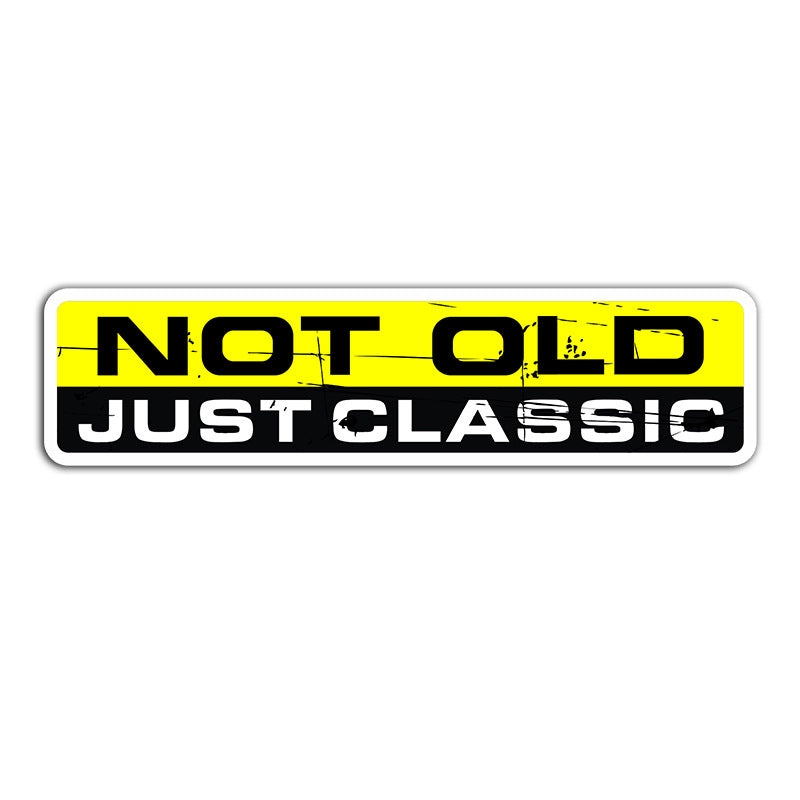 Humorous warning stickers