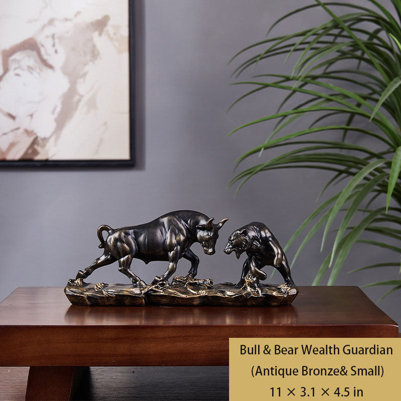 Bull & Bear Wealth Guardian – Attract Wealth & Trading Luck