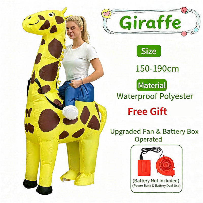 Fun inflatable costumes suitable for holiday parties and stage performances