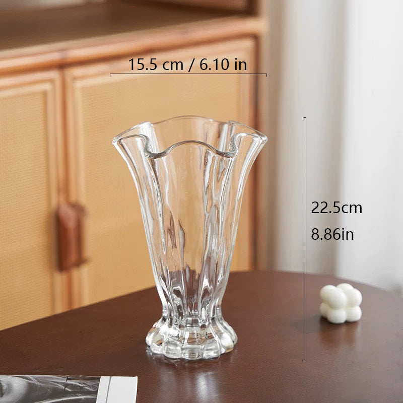French-style affordable luxury petal vase