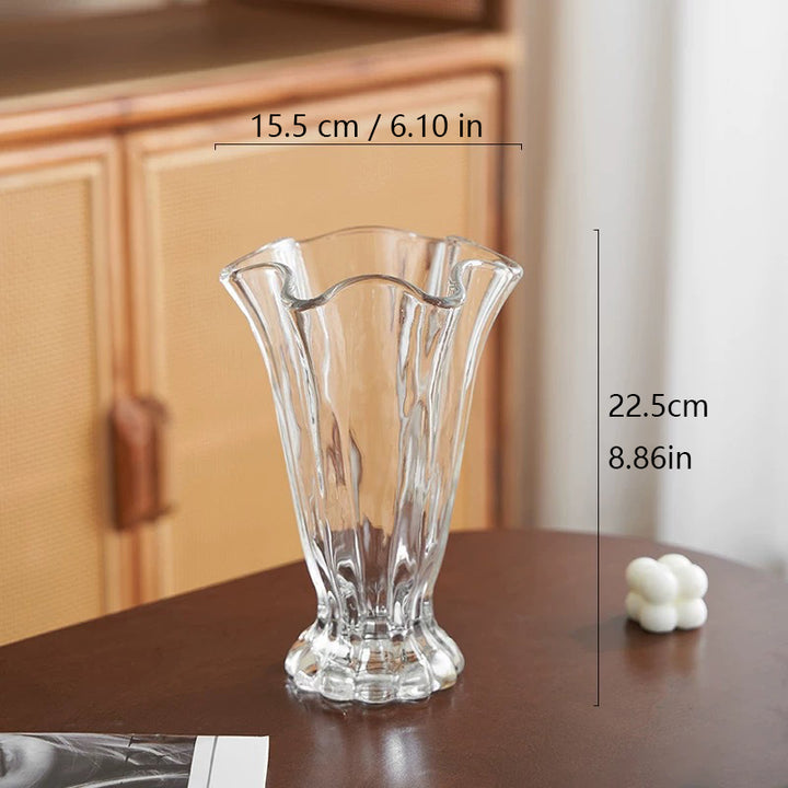 French-style affordable luxury petal vase