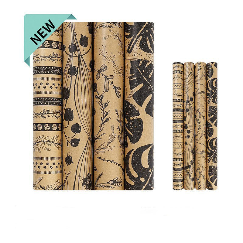 Minimalist and versatile gift wrapping paper