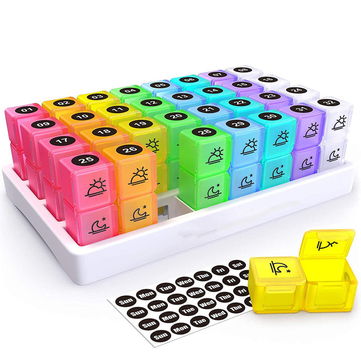 Waterproof portable pill case