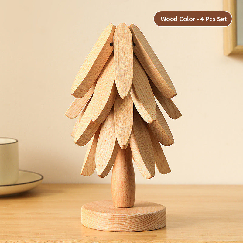 Premium Heat-Resistant Solid Wood Trivet