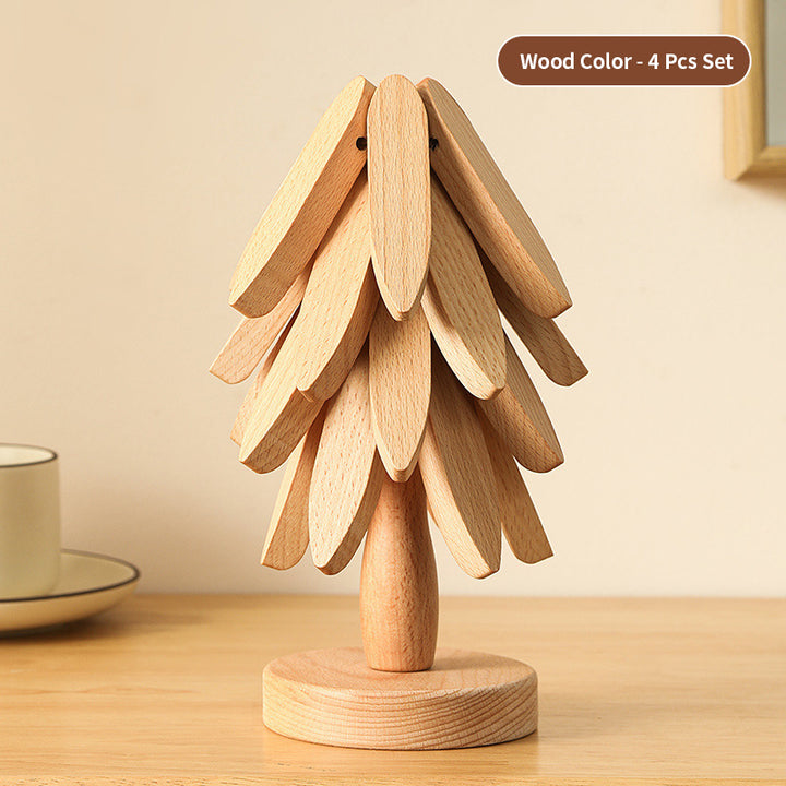 Premium Heat-Resistant Solid Wood Trivet