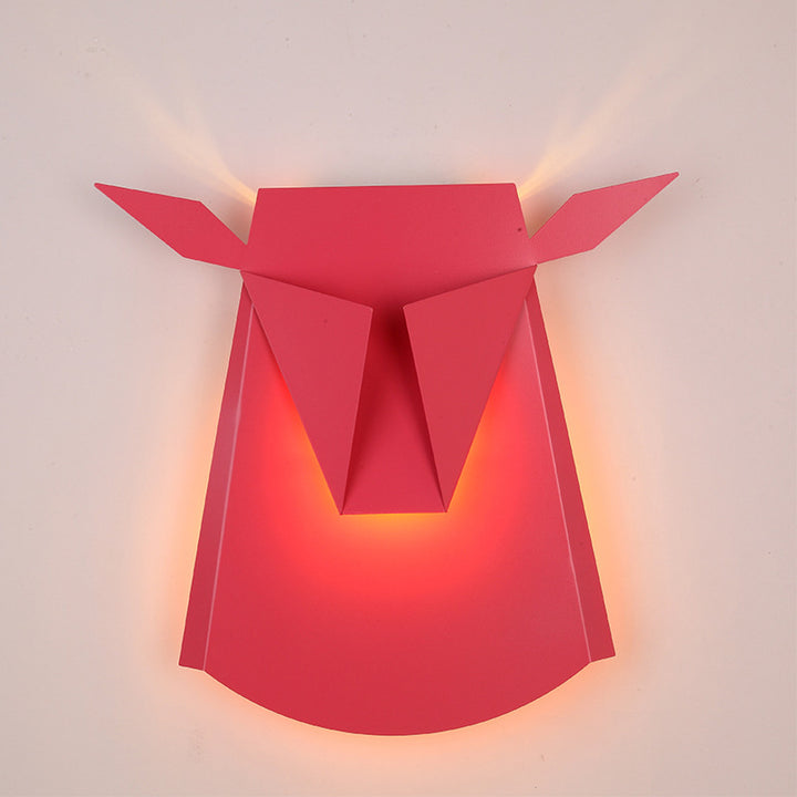 Decorative LED Bull-Head Wall Lamp