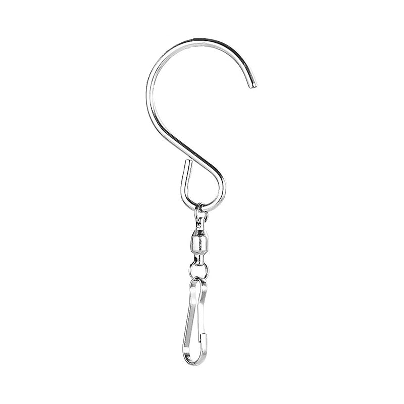 Stackable, rotatable teardrop-shaped wind chime ornament